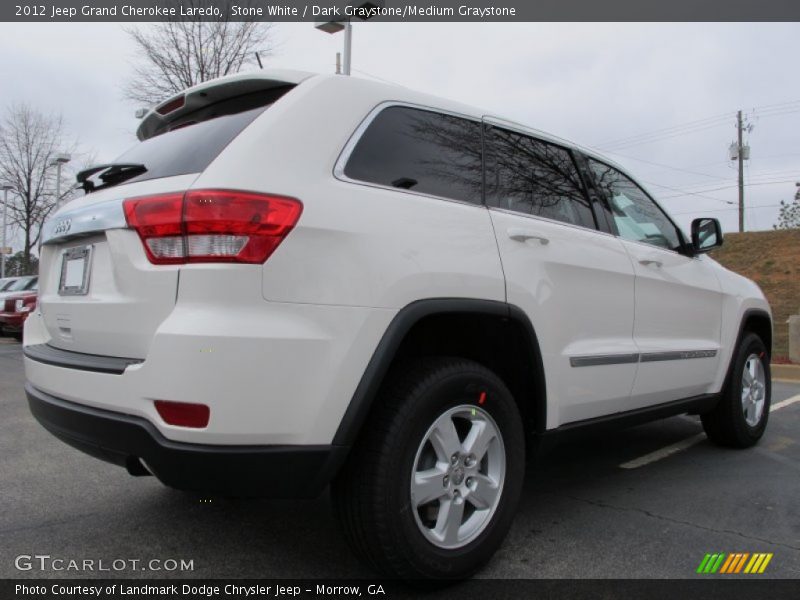 Stone White / Dark Graystone/Medium Graystone 2012 Jeep Grand Cherokee Laredo
