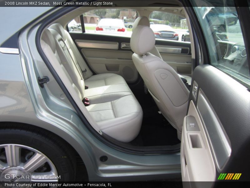 Moss Green Metallic / Light Stone 2008 Lincoln MKZ Sedan