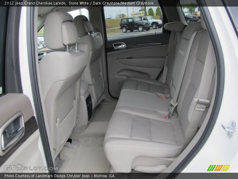 Stone White / Dark Graystone/Medium Graystone 2012 Jeep Grand Cherokee Laredo