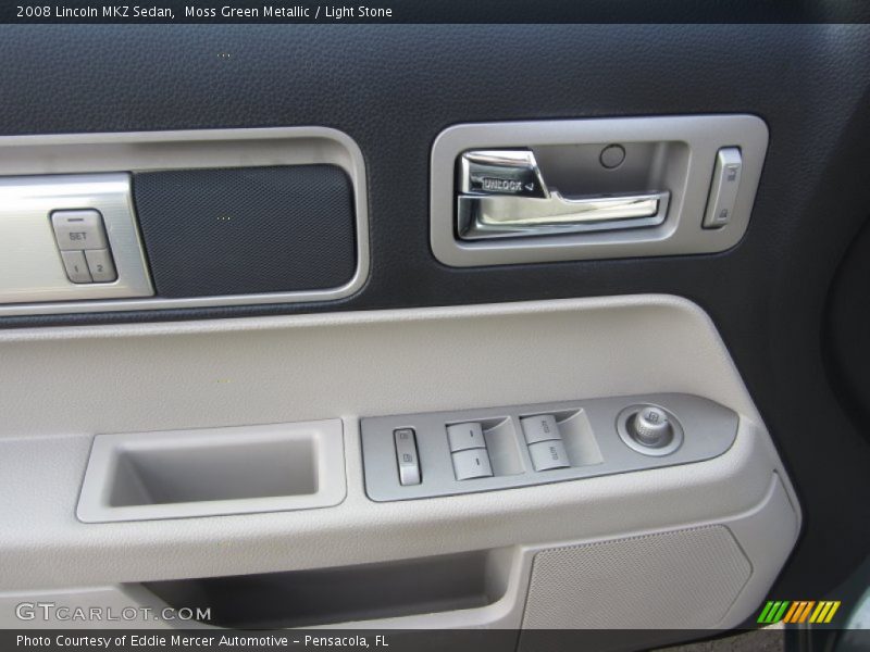 Moss Green Metallic / Light Stone 2008 Lincoln MKZ Sedan