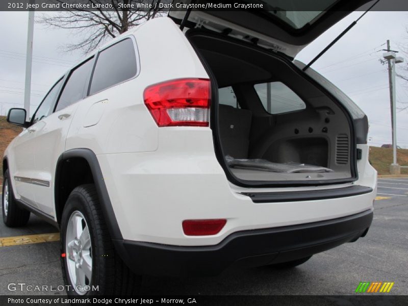 Stone White / Dark Graystone/Medium Graystone 2012 Jeep Grand Cherokee Laredo