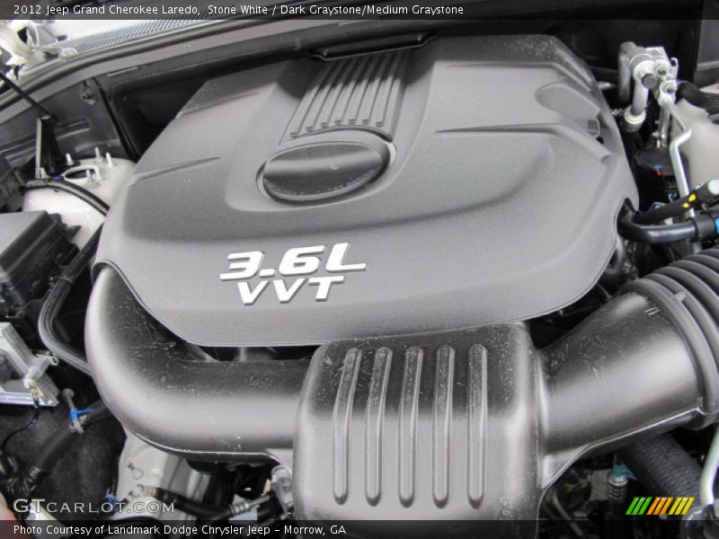 Stone White / Dark Graystone/Medium Graystone 2012 Jeep Grand Cherokee Laredo