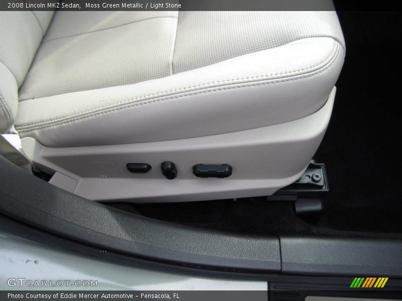 Moss Green Metallic / Light Stone 2008 Lincoln MKZ Sedan