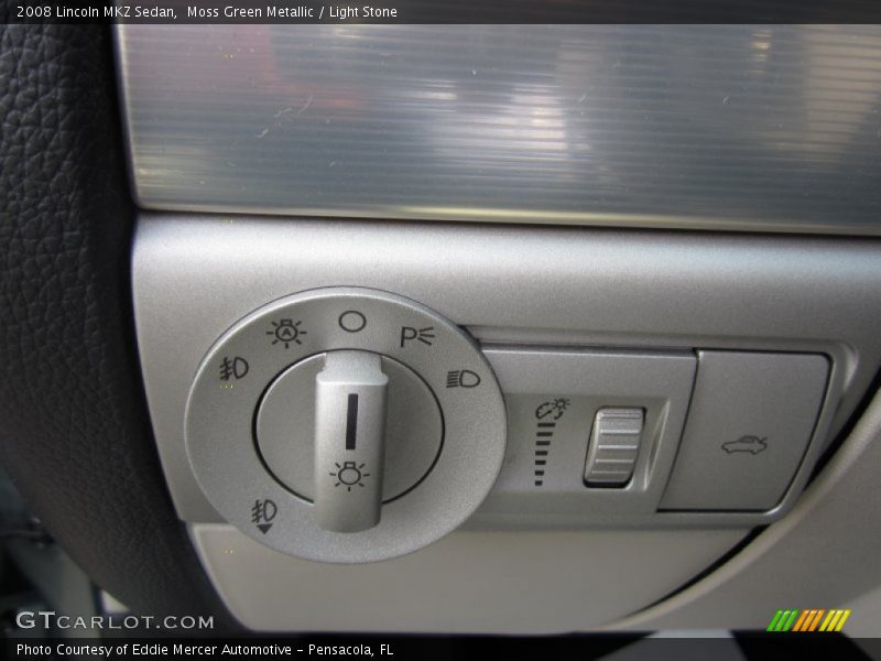 Moss Green Metallic / Light Stone 2008 Lincoln MKZ Sedan