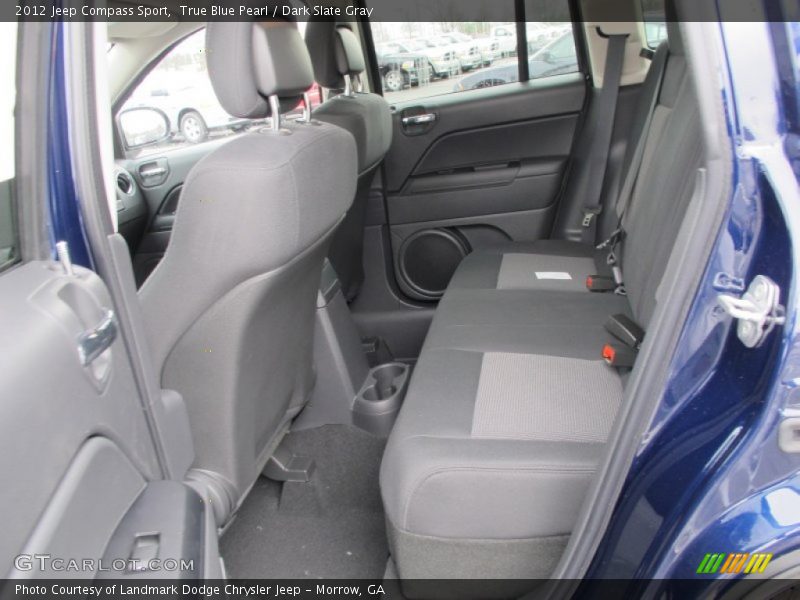 True Blue Pearl / Dark Slate Gray 2012 Jeep Compass Sport