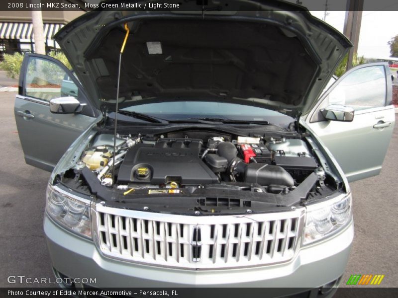 Moss Green Metallic / Light Stone 2008 Lincoln MKZ Sedan