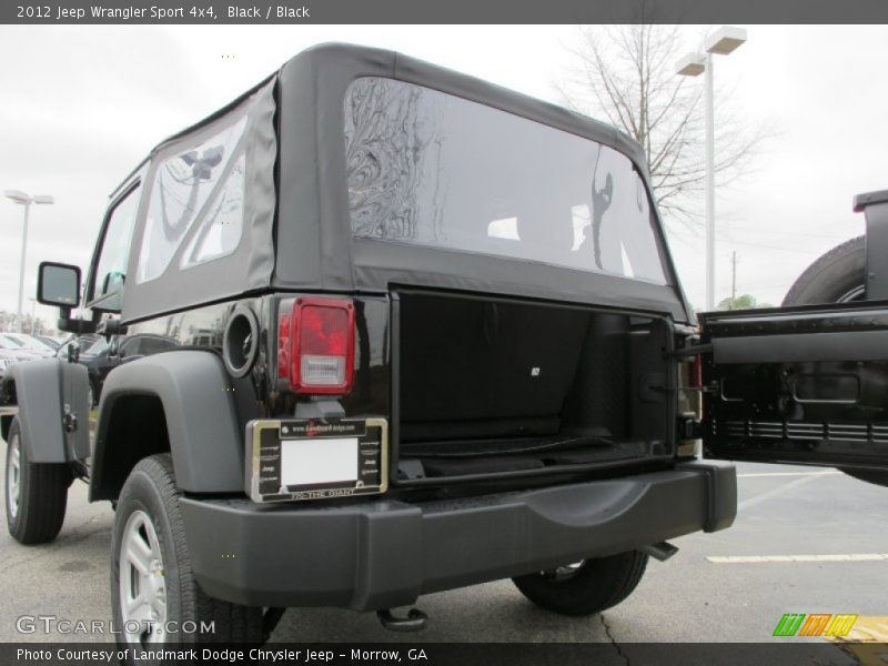 Black / Black 2012 Jeep Wrangler Sport 4x4