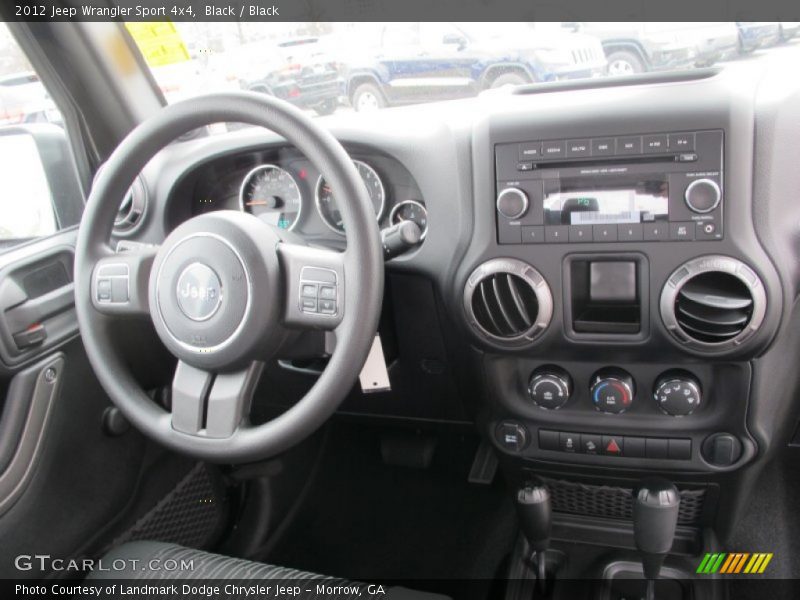 Black / Black 2012 Jeep Wrangler Sport 4x4