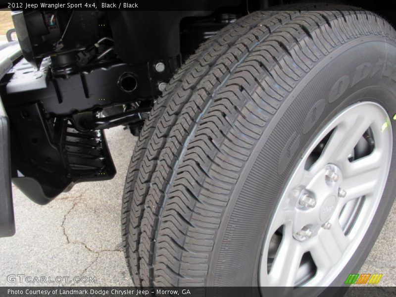 Black / Black 2012 Jeep Wrangler Sport 4x4