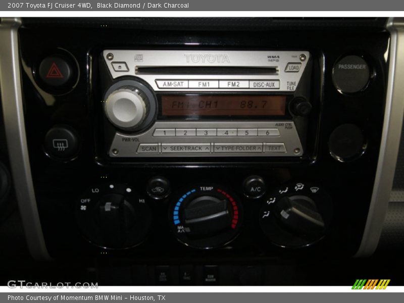 Black Diamond / Dark Charcoal 2007 Toyota FJ Cruiser 4WD