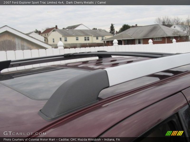 Dark Cherry Metallic / Camel 2007 Ford Explorer Sport Trac Limited 4x4
