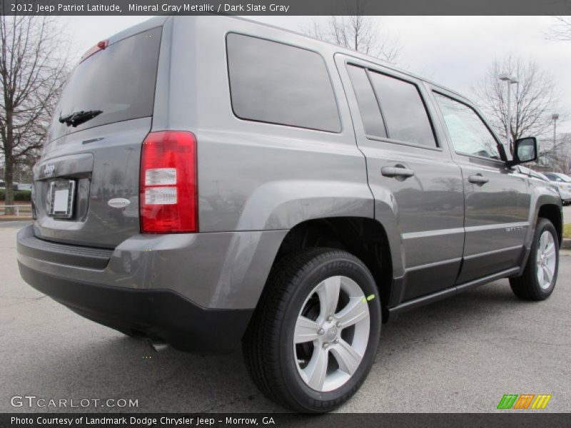 Mineral Gray Metallic / Dark Slate Gray 2012 Jeep Patriot Latitude