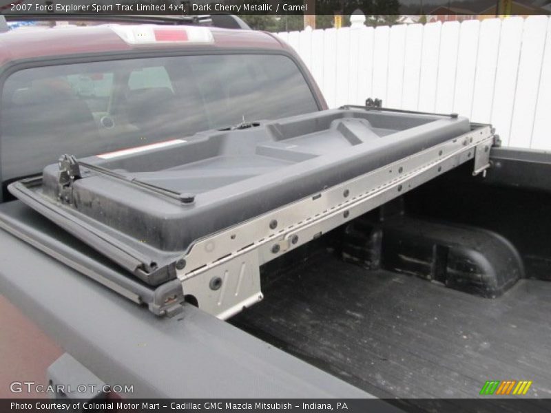 Dark Cherry Metallic / Camel 2007 Ford Explorer Sport Trac Limited 4x4