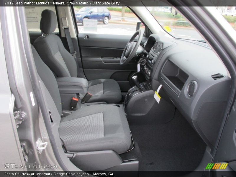Mineral Gray Metallic / Dark Slate Gray 2012 Jeep Patriot Latitude
