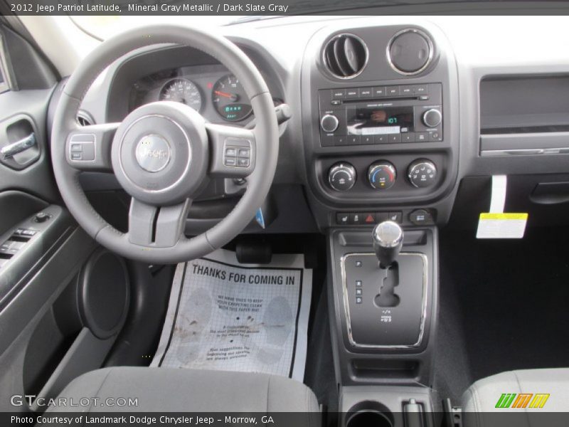 Mineral Gray Metallic / Dark Slate Gray 2012 Jeep Patriot Latitude