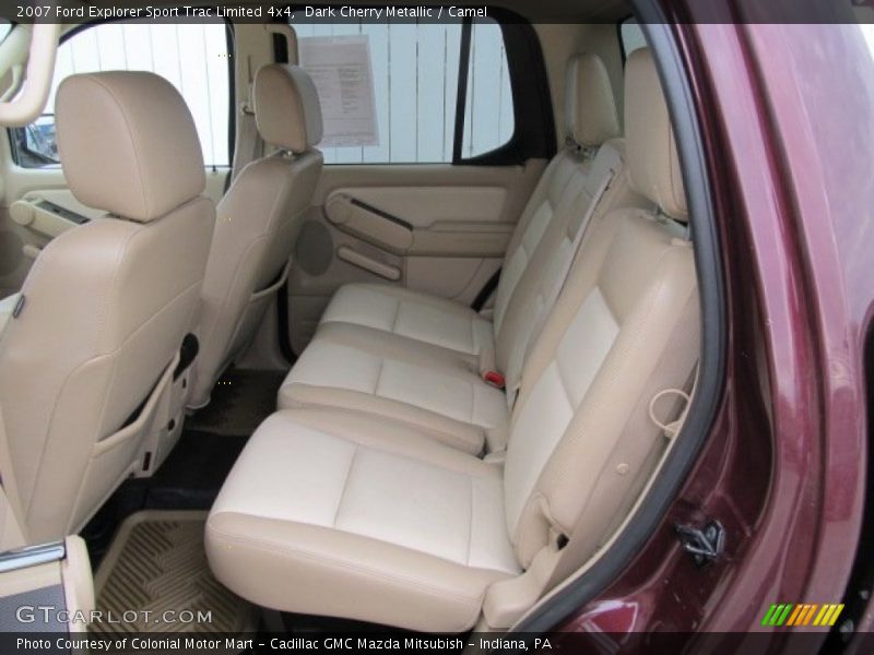 Dark Cherry Metallic / Camel 2007 Ford Explorer Sport Trac Limited 4x4