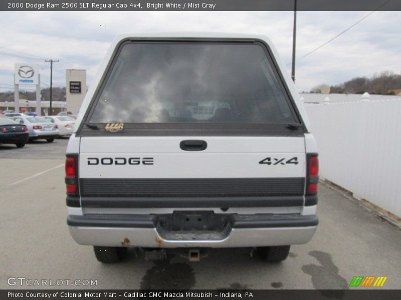 Bright White / Mist Gray 2000 Dodge Ram 2500 SLT Regular Cab 4x4