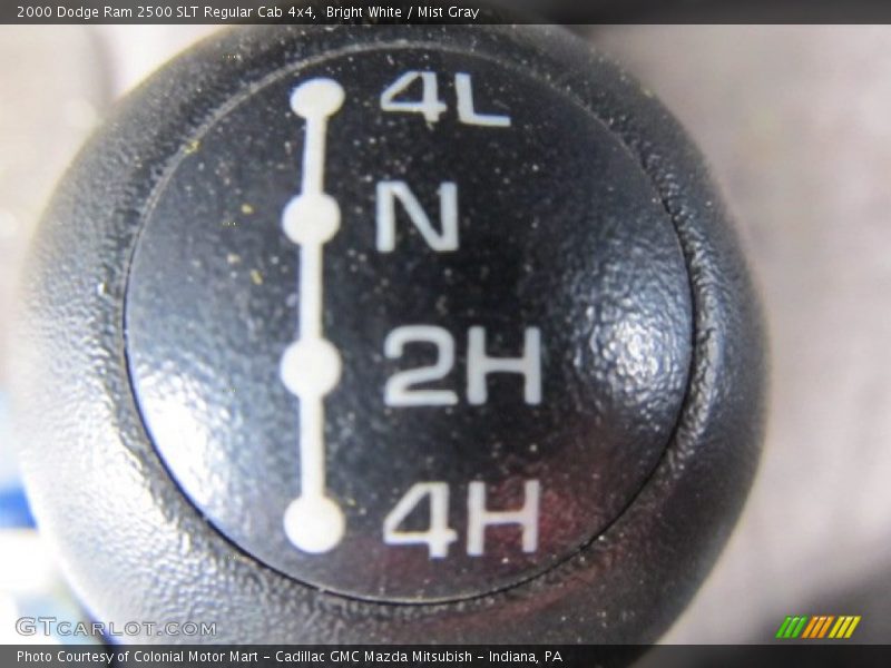 Bright White / Mist Gray 2000 Dodge Ram 2500 SLT Regular Cab 4x4