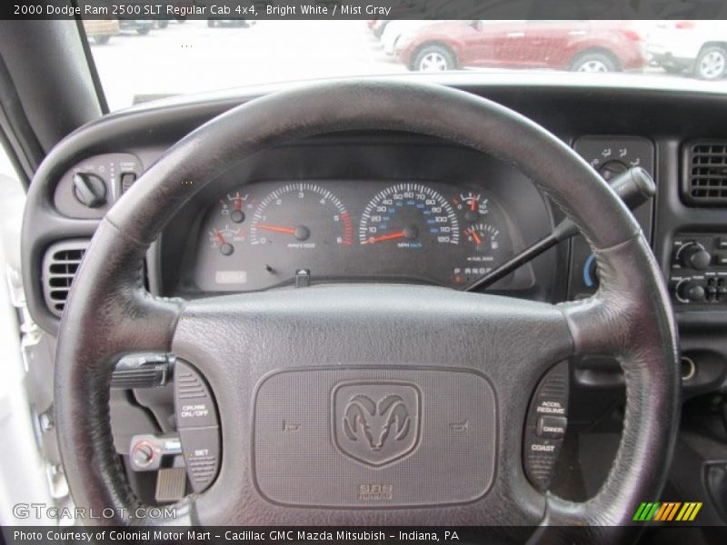 Bright White / Mist Gray 2000 Dodge Ram 2500 SLT Regular Cab 4x4