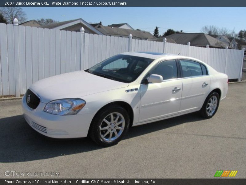 White Diamond Tricoat / Cocoa/Cashmere 2007 Buick Lucerne CXL