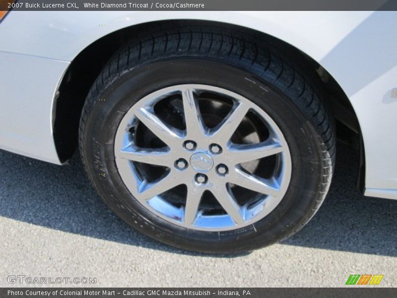 White Diamond Tricoat / Cocoa/Cashmere 2007 Buick Lucerne CXL