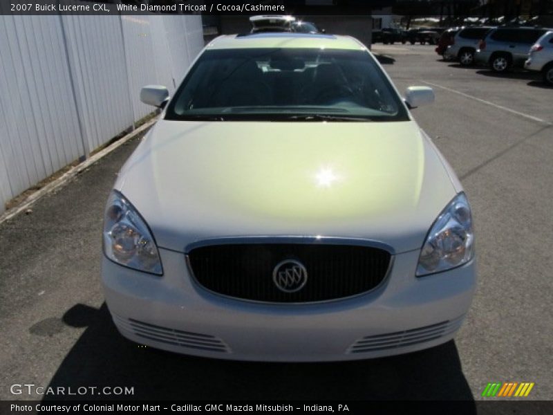 White Diamond Tricoat / Cocoa/Cashmere 2007 Buick Lucerne CXL