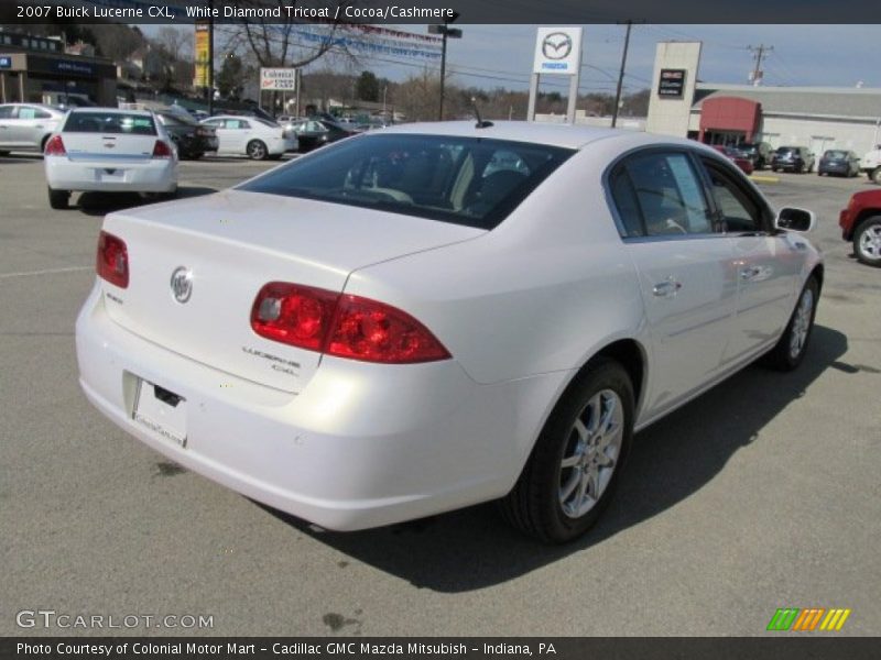 White Diamond Tricoat / Cocoa/Cashmere 2007 Buick Lucerne CXL