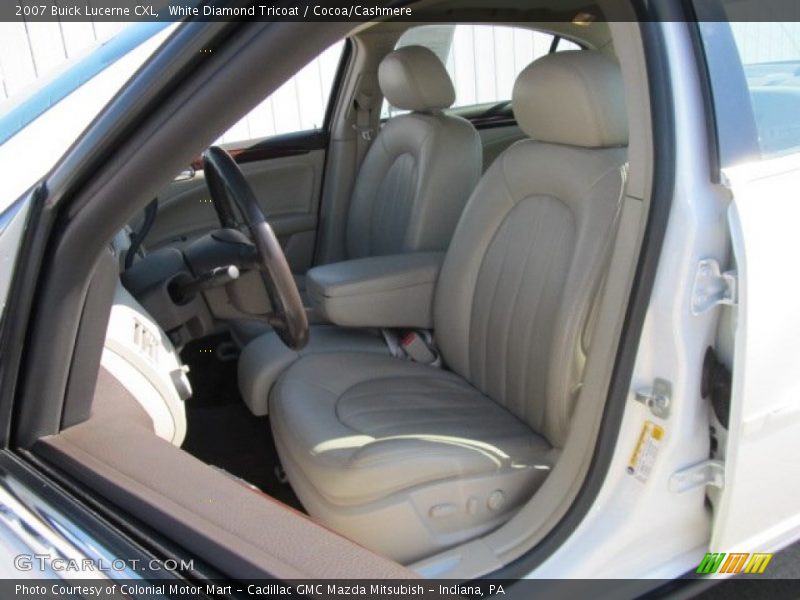 White Diamond Tricoat / Cocoa/Cashmere 2007 Buick Lucerne CXL