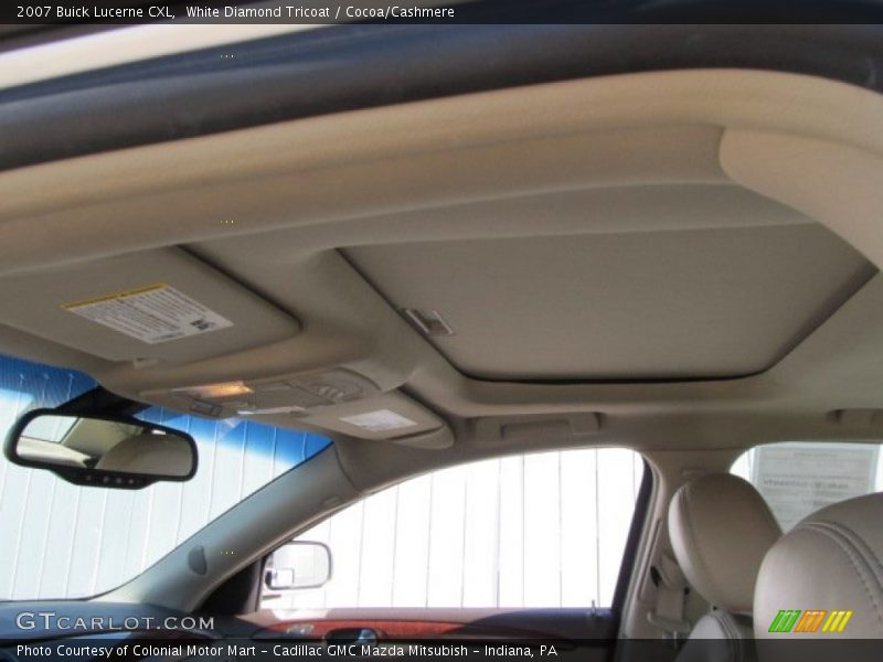 White Diamond Tricoat / Cocoa/Cashmere 2007 Buick Lucerne CXL
