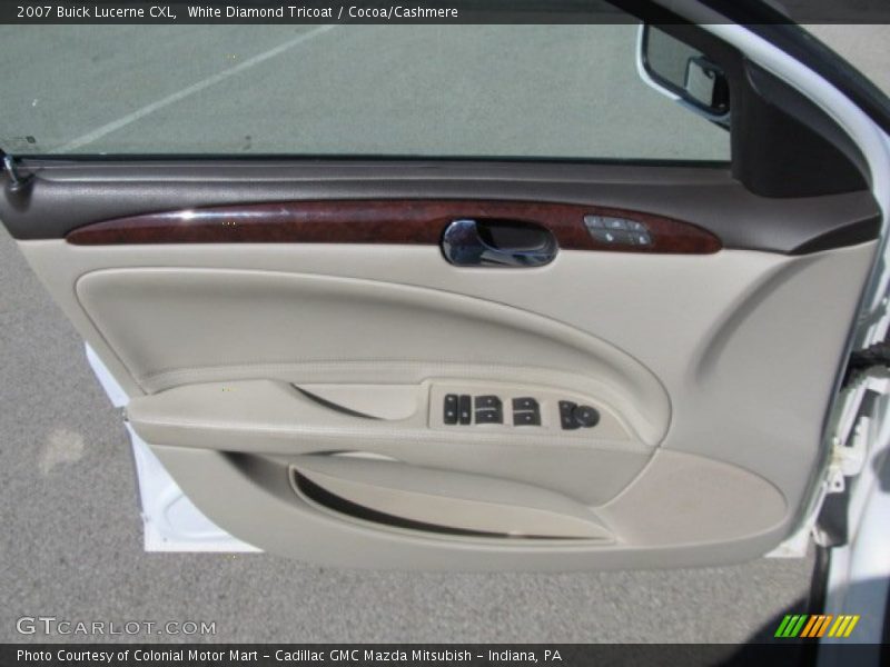 White Diamond Tricoat / Cocoa/Cashmere 2007 Buick Lucerne CXL
