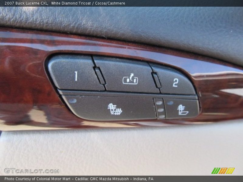 White Diamond Tricoat / Cocoa/Cashmere 2007 Buick Lucerne CXL