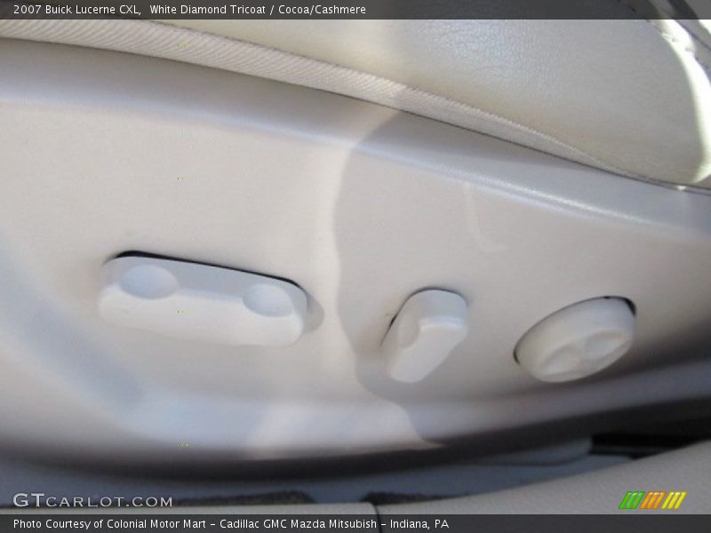 White Diamond Tricoat / Cocoa/Cashmere 2007 Buick Lucerne CXL