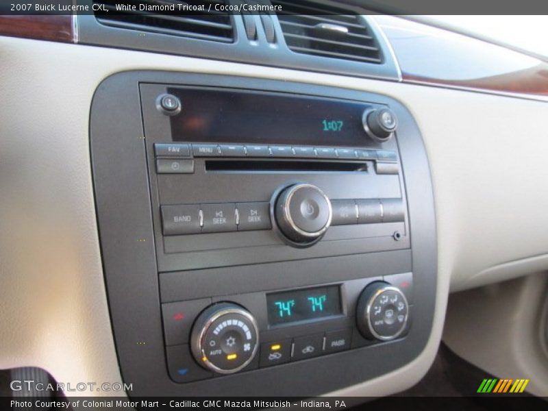 White Diamond Tricoat / Cocoa/Cashmere 2007 Buick Lucerne CXL