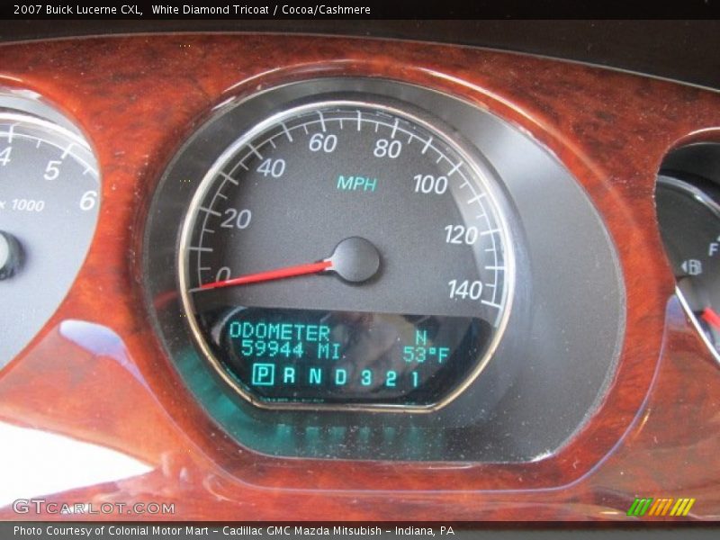 White Diamond Tricoat / Cocoa/Cashmere 2007 Buick Lucerne CXL
