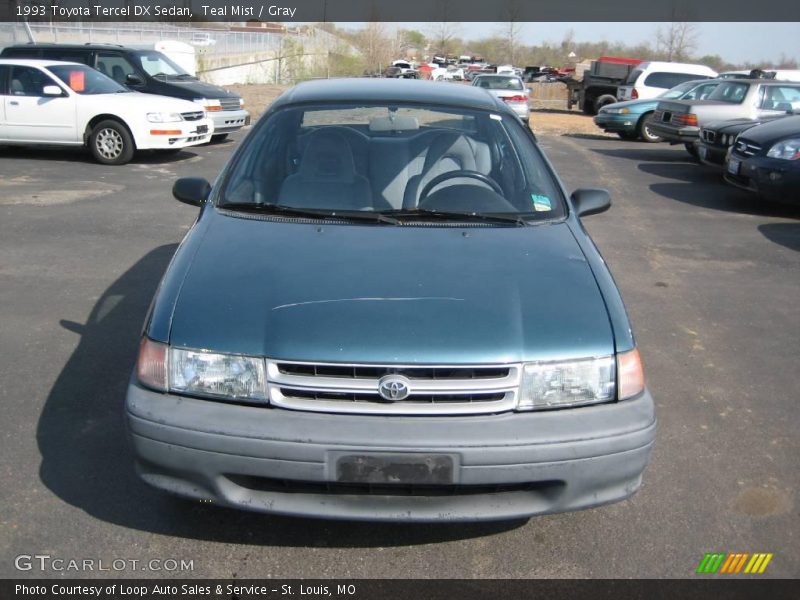 Teal Mist / Gray 1993 Toyota Tercel DX Sedan