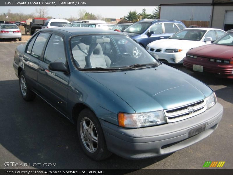 Teal Mist / Gray 1993 Toyota Tercel DX Sedan