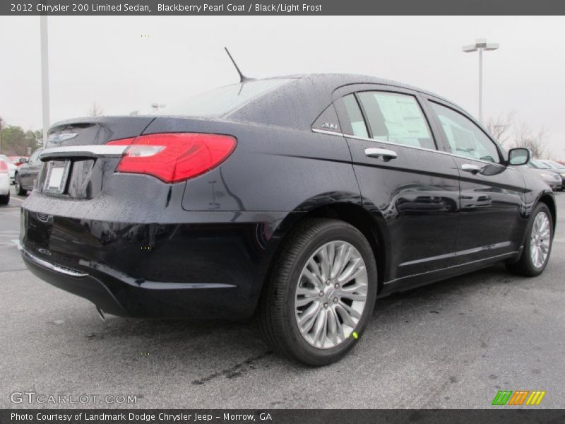 Blackberry Pearl Coat / Black/Light Frost 2012 Chrysler 200 Limited Sedan