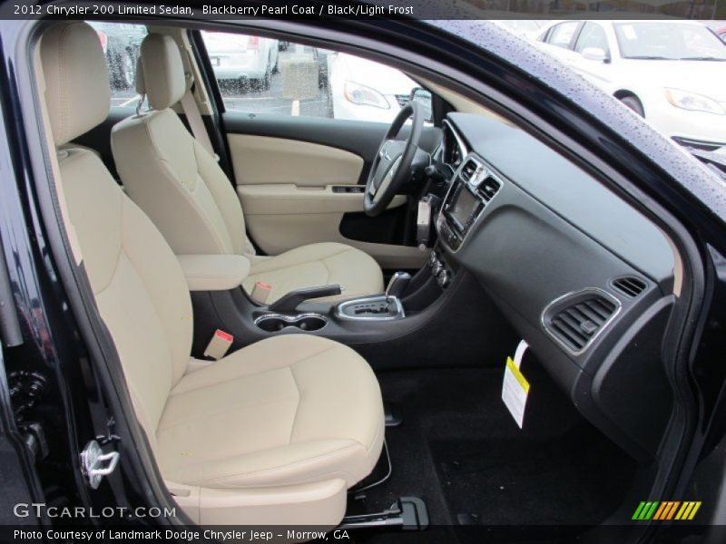 Blackberry Pearl Coat / Black/Light Frost 2012 Chrysler 200 Limited Sedan