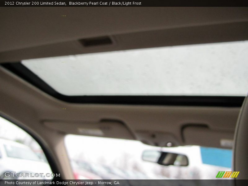 Blackberry Pearl Coat / Black/Light Frost 2012 Chrysler 200 Limited Sedan