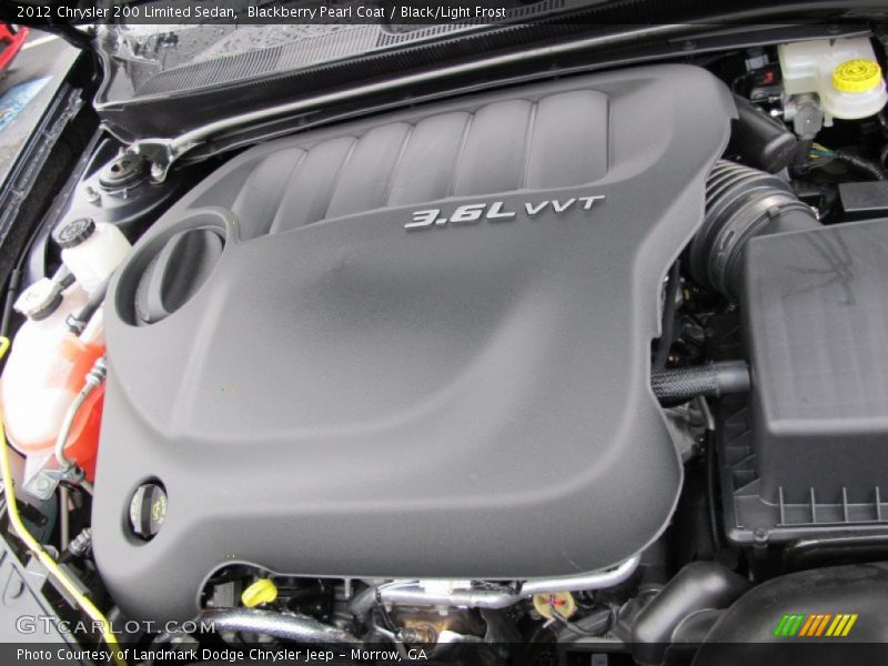 Blackberry Pearl Coat / Black/Light Frost 2012 Chrysler 200 Limited Sedan