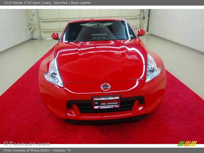 Solid Red / Black Leather 2010 Nissan 370Z Sport Coupe