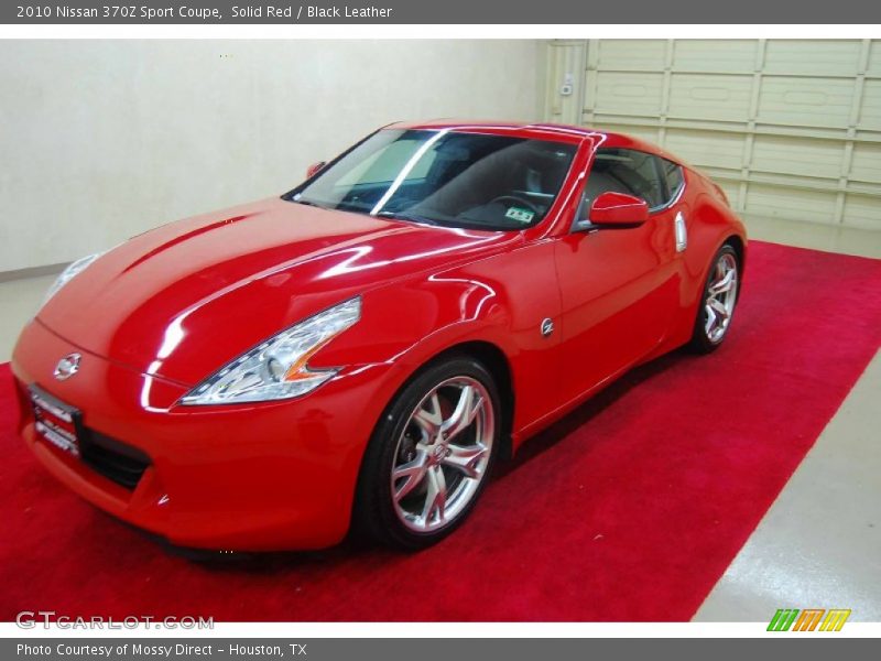 Solid Red / Black Leather 2010 Nissan 370Z Sport Coupe