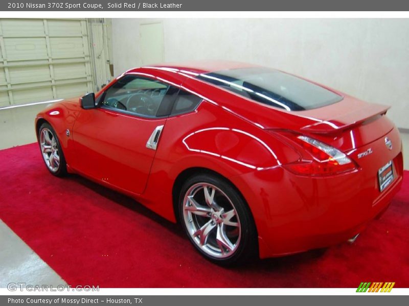 Solid Red / Black Leather 2010 Nissan 370Z Sport Coupe