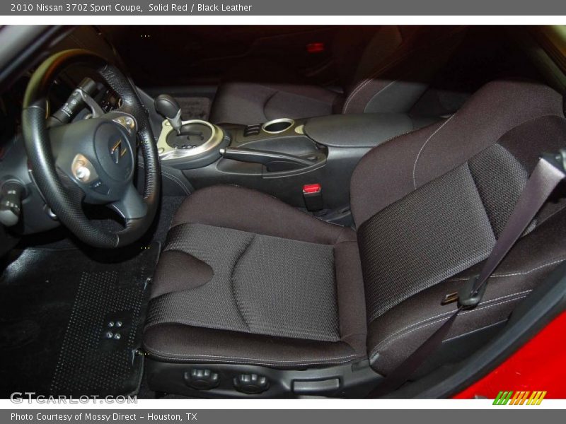  2010 370Z Sport Coupe Black Leather Interior