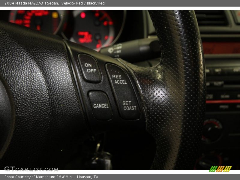 Velocity Red / Black/Red 2004 Mazda MAZDA3 s Sedan