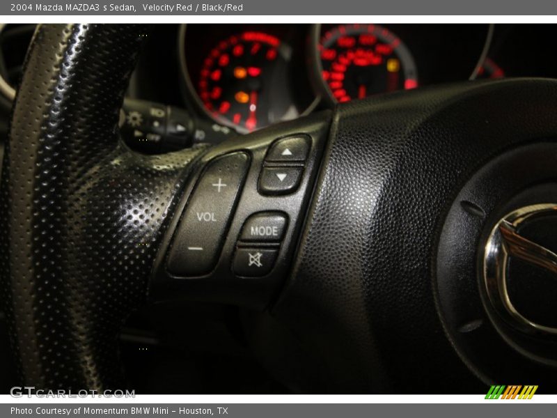 Velocity Red / Black/Red 2004 Mazda MAZDA3 s Sedan