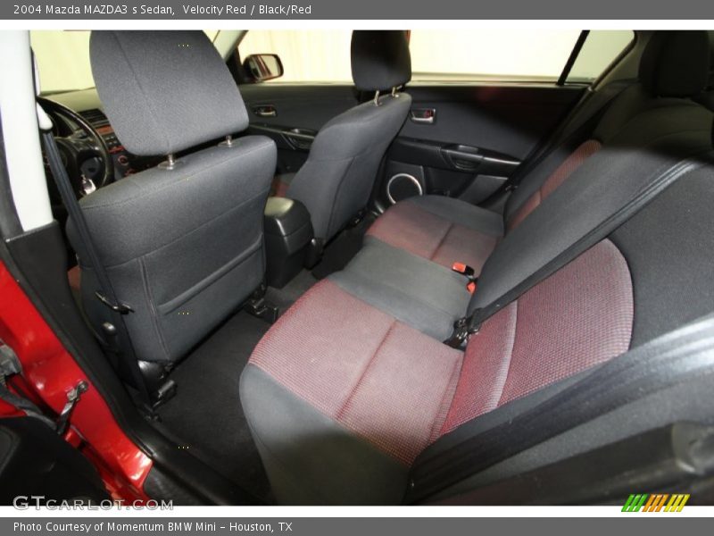 Velocity Red / Black/Red 2004 Mazda MAZDA3 s Sedan