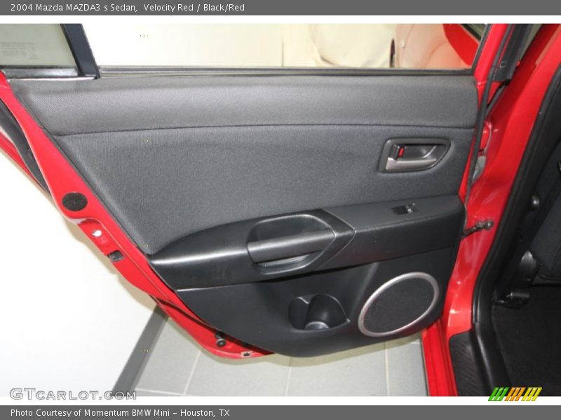 Velocity Red / Black/Red 2004 Mazda MAZDA3 s Sedan