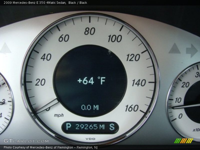 Black / Black 2009 Mercedes-Benz E 350 4Matic Sedan