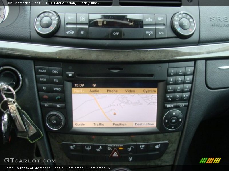 Black / Black 2009 Mercedes-Benz E 350 4Matic Sedan